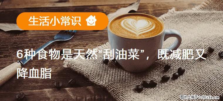 【生活小常识】6种食物是天然“刮油菜”，既减肥又降血脂 - 湘潭生活资讯 - 湘潭28生活网 xiangtan.28life.net